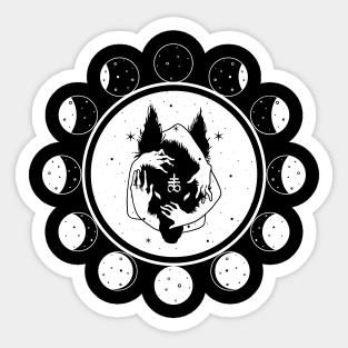 Mystic Wolf Sticker